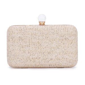 3108 Straw Clutch Purse Raffia Crossbody Handbags Summer Woven Purses